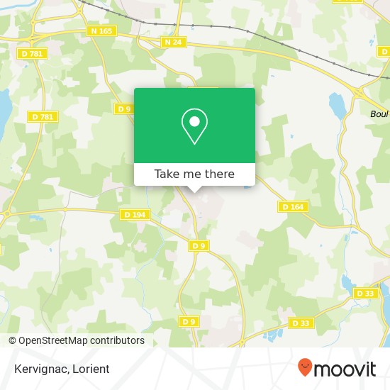 Kervignac map