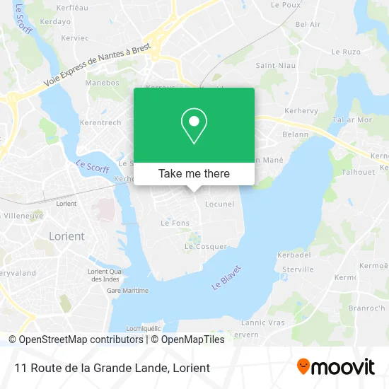 11 Route de la Grande Lande map