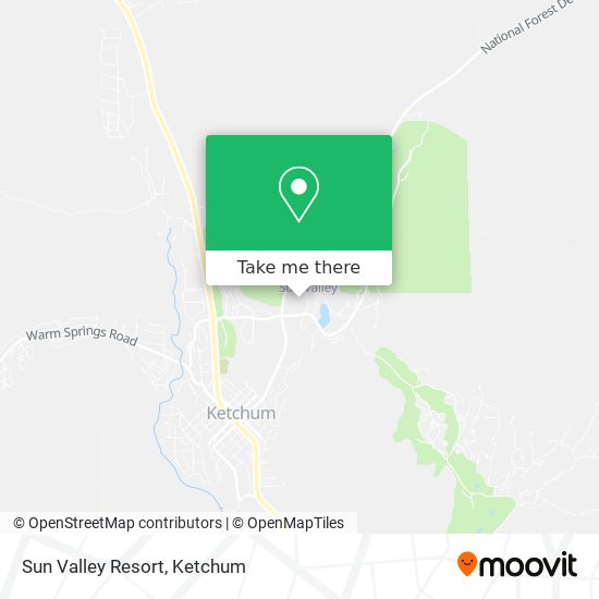 Sun Valley Resort map