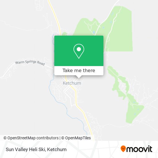 Sun Valley Heli Ski map