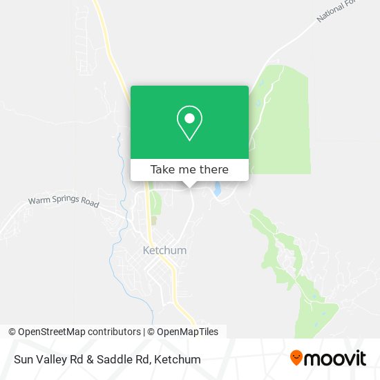 Mapa de Sun Valley Rd & Saddle Rd