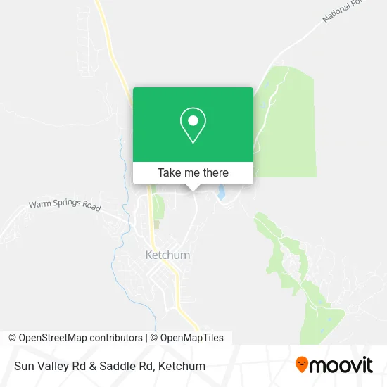 Mapa de Sun Valley Rd & Saddle Rd