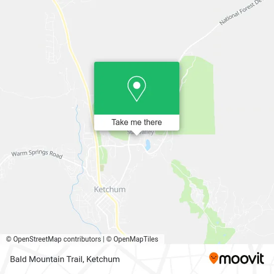 Bald Mountain Trail map