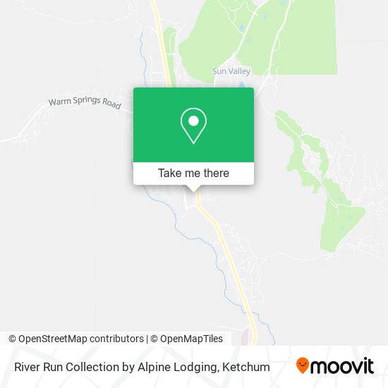 River Run Collection by Alpine Lodging map