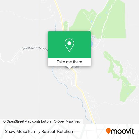 Shaw Mesa Family Retreat map