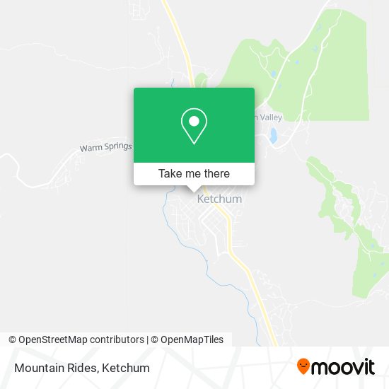 Mountain Rides map