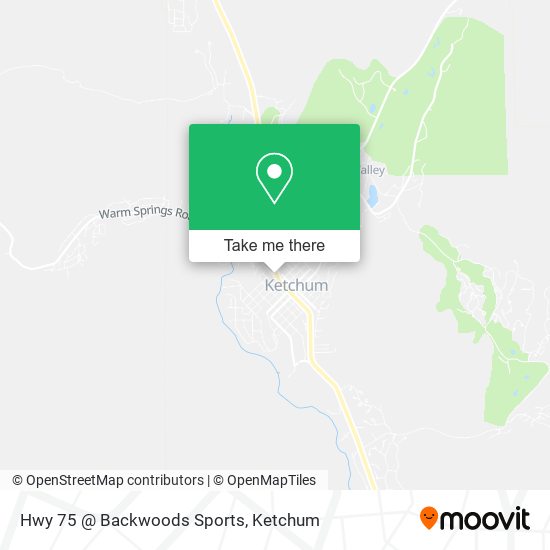 Hwy 75 @ Backwoods Sports map