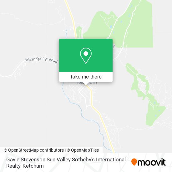 Gayle Stevenson Sun Valley Sotheby's International Realty map