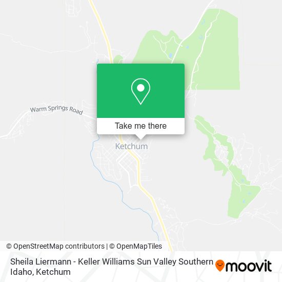 Sheila Liermann - Keller Williams Sun Valley Southern Idaho map