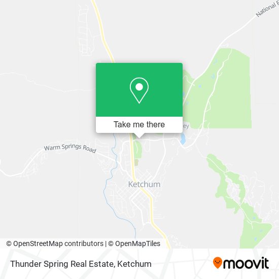Mapa de Thunder Spring Real Estate