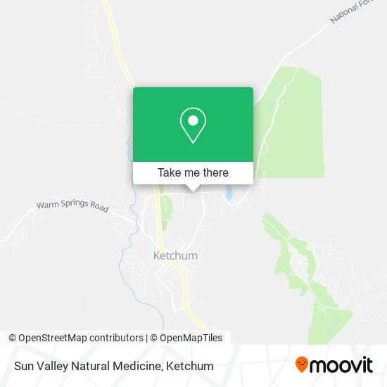 Mapa de Sun Valley Natural Medicine