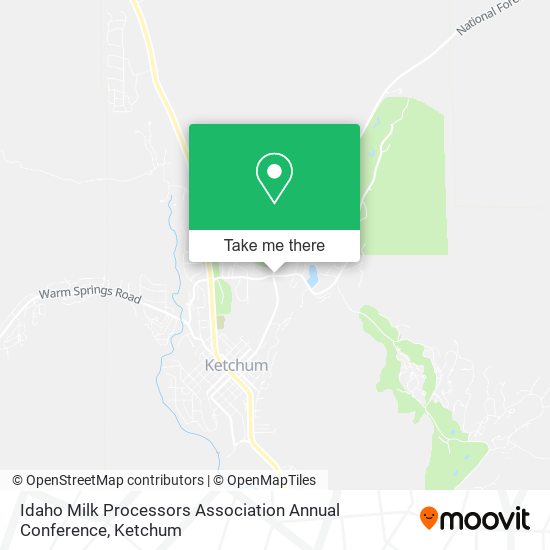 Idaho Milk Processors Association Annual Conference map