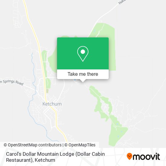 Carol's Dollar Mountain Lodge (Dollar Cabin Restaurant) map