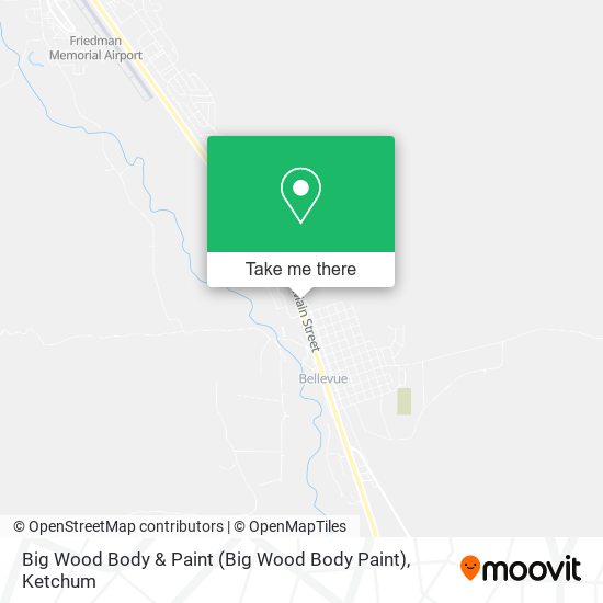 Mapa de Big Wood Body & Paint