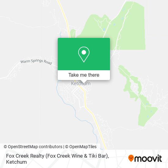 Mapa de Fox Creek Realty (Fox Creek Wine & Tiki Bar)