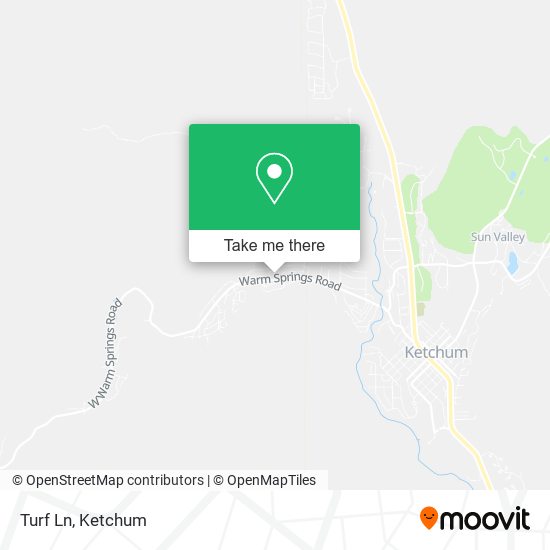 Turf Ln map