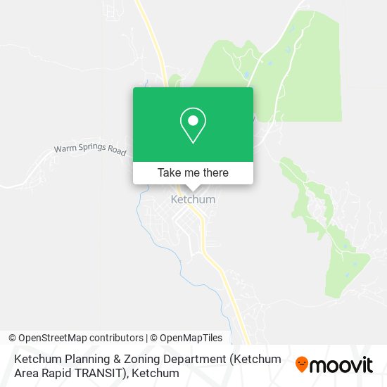 Ketchum Planning & Zoning Department (Ketchum Area Rapid TRANSIT) map