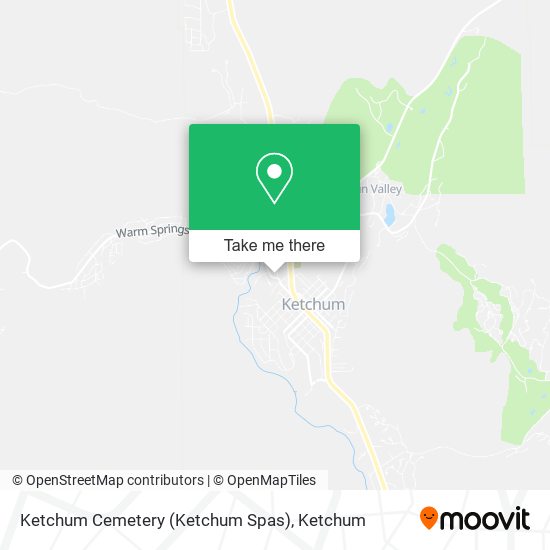 Ketchum Cemetery (Ketchum Spas) map