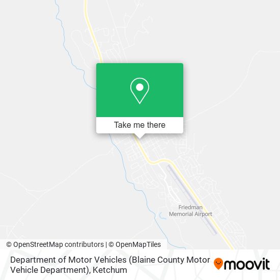 Department of Motor Vehicles (Blaine County Motor Vehicle Department) map