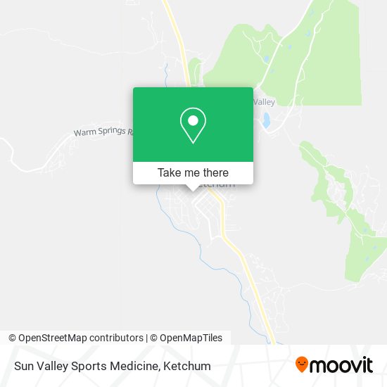 Sun Valley Sports Medicine map