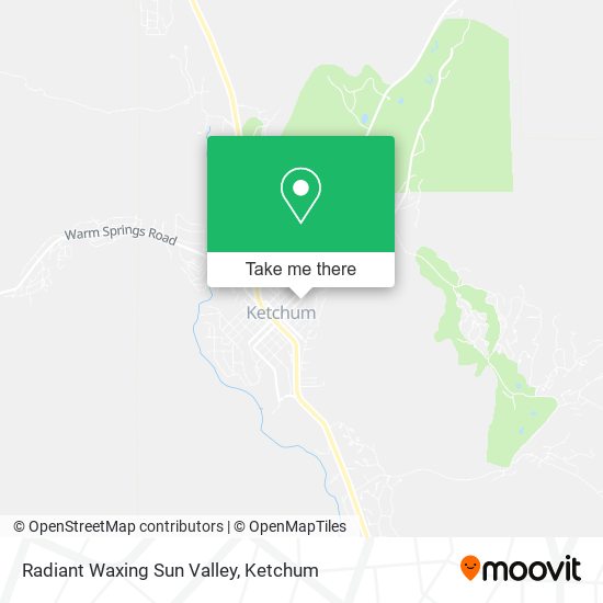 Mapa de Radiant Waxing Sun Valley