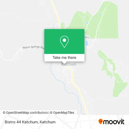 Mapa de Bistro 44 Ketchum