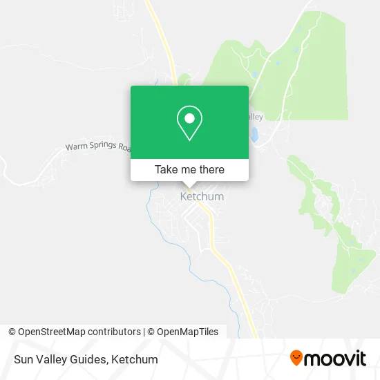 Sun Valley Guides map