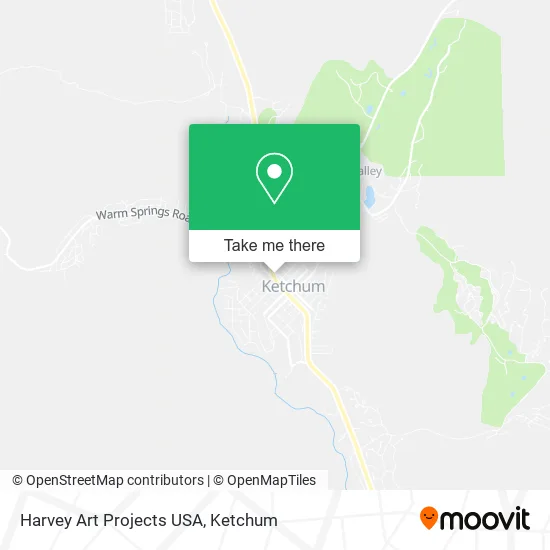 Harvey Art Projects USA map