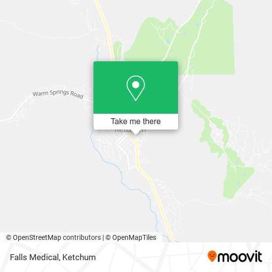 Falls Medical map