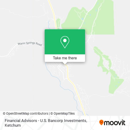 Mapa de Financial Advisors - U.S. Bancorp Investments