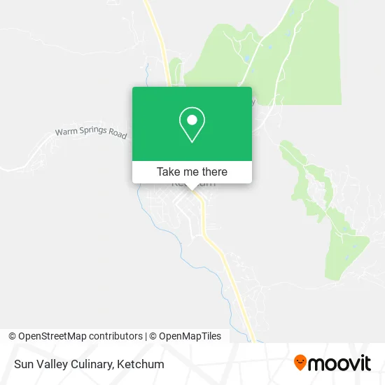 Mapa de Sun Valley Culinary