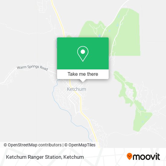 Ketchum Ranger Station map