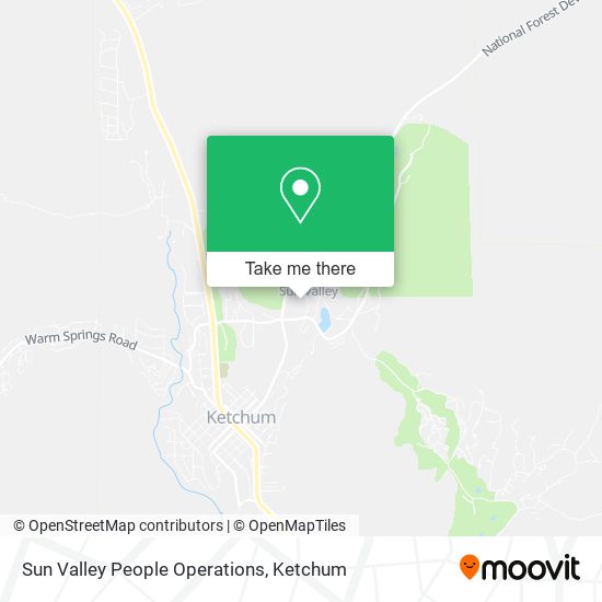 Sun Valley People Operations map