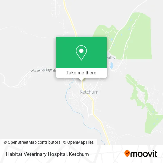 Mapa de Habitat Veterinary Hospital