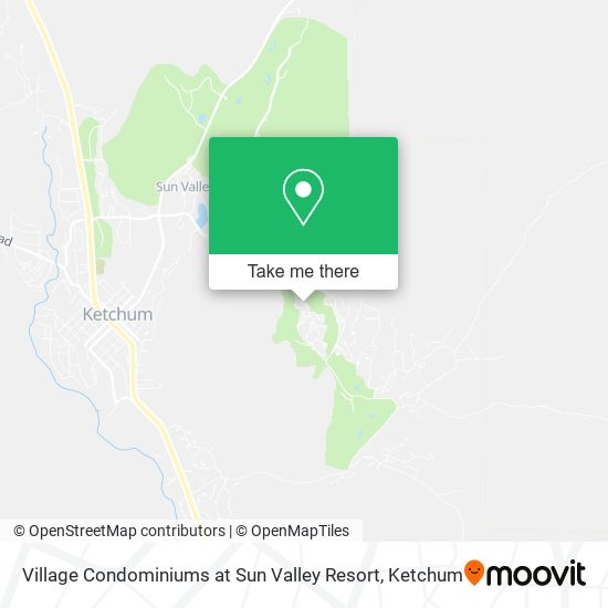 Village Condominiums at Sun Valley Resort map