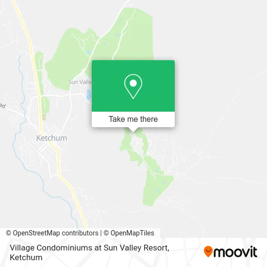 Village Condominiums at Sun Valley Resort map