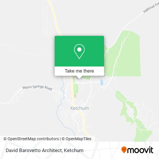 David Barovetto Architect map