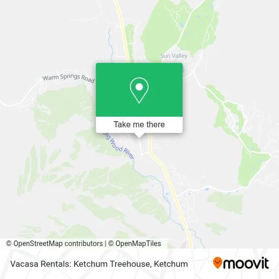 Vacasa Rentals: Ketchum Treehouse map