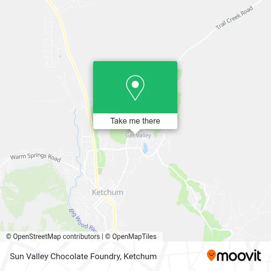 Sun Valley Chocolate Foundry map