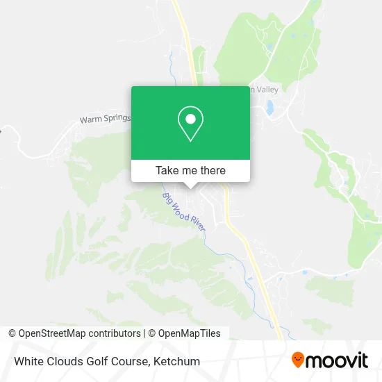 White Clouds Golf Course map