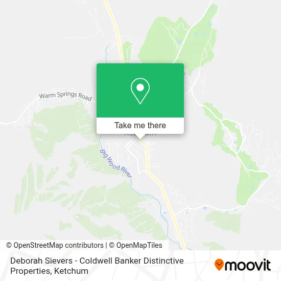 Deborah Sievers - Coldwell Banker Distinctive Properties map