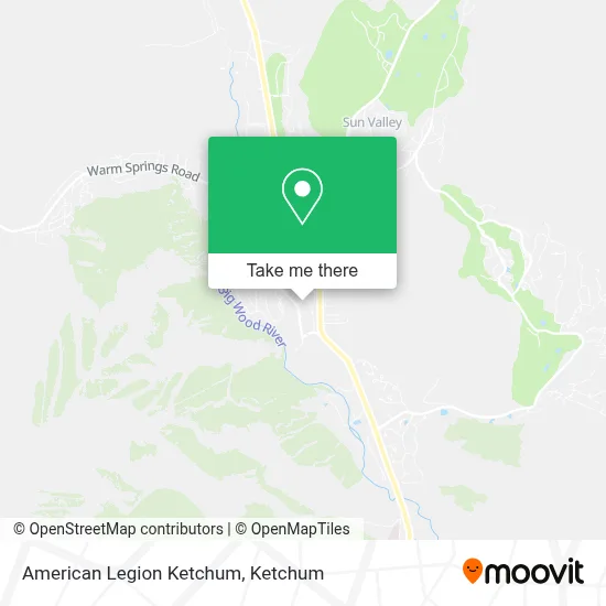 American Legion Ketchum map