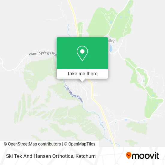 Ski Tek And Hansen Orthotics map