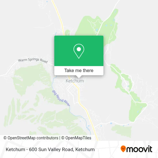 Ketchum - 600 Sun Valley Road map