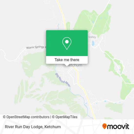 River Run Day Lodge map