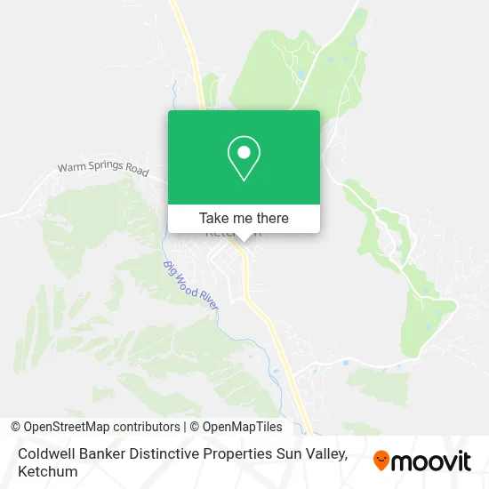 Coldwell Banker Distinctive Properties Sun Valley map