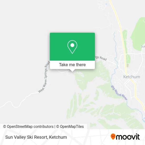 Sun Valley Ski Resort map