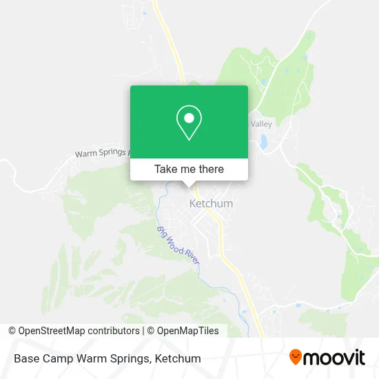 Base Camp Warm Springs map