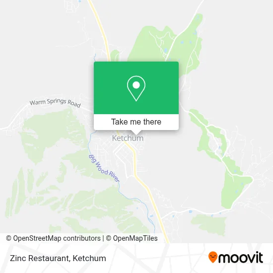 Zinc Restaurant map