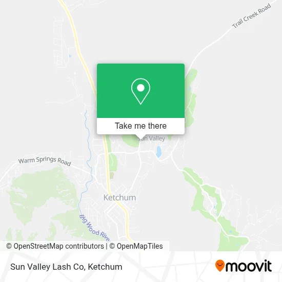 Sun Valley Lash Co map